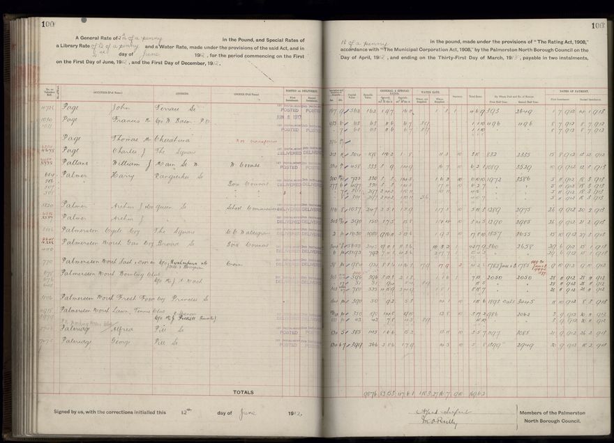 Rate book, 1912-1913 - 2021Pa_PNC2-23-2-V20_034001-0103