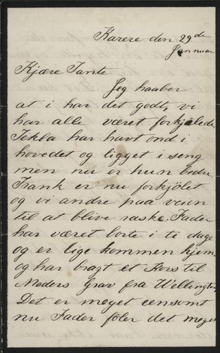 Letter from Ditlev Monrad - Resource cover image