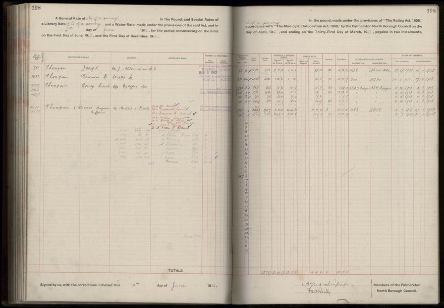 Rate book, 1912-1913 - 2021Pa_PNC2-23-2-V20_034001-0131