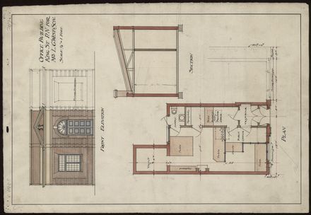 Plan for Offices of L. G. West & Son, King Street