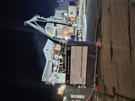High Flyers partial demolition