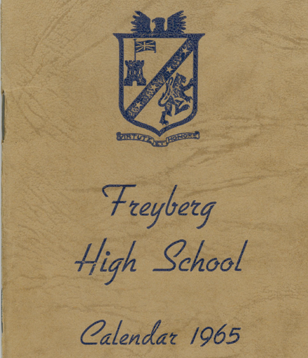 Freyberg High School Calendar, 1965