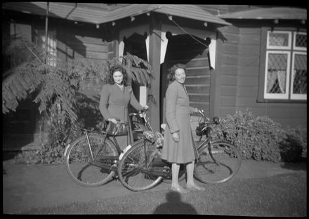 Two women with bicycles at Brooklynne, Sanson - Resource cover image