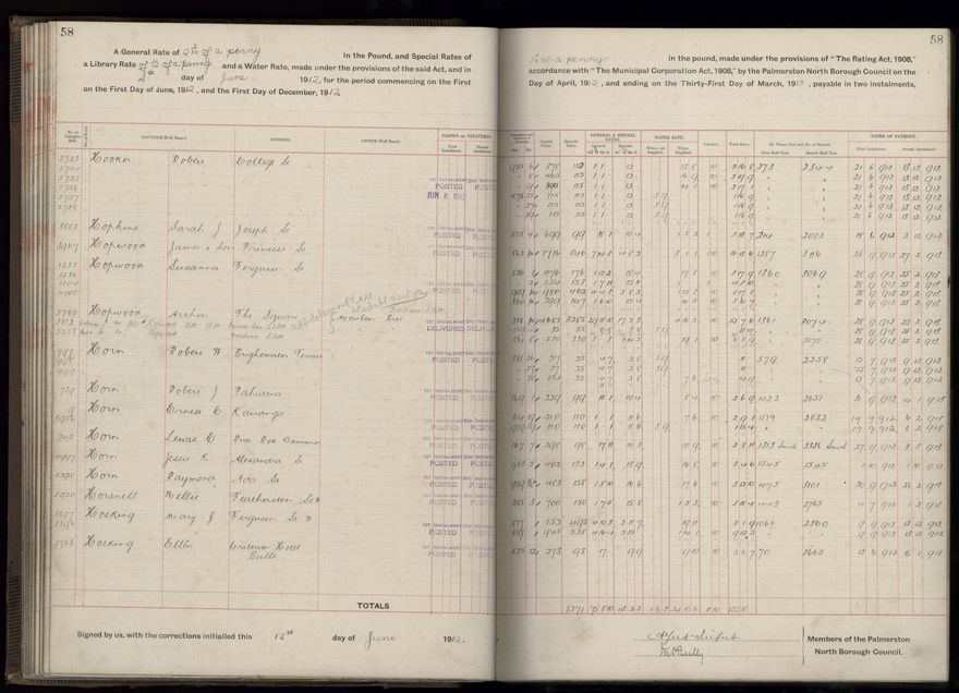 Rate book, 1912-1913 - 2021Pa_PNC2-23-2-V20_034001-0061