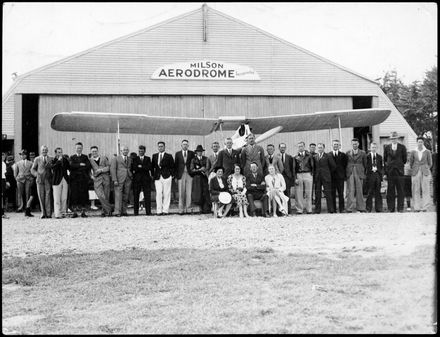 Founding member of the Manawatū Aero Club at Milson Aerodrome