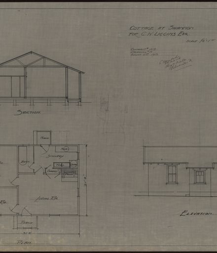 2021Pa_LGWest-S4-188_037158_003 - Plan for Two Cottages and Farm Buildings