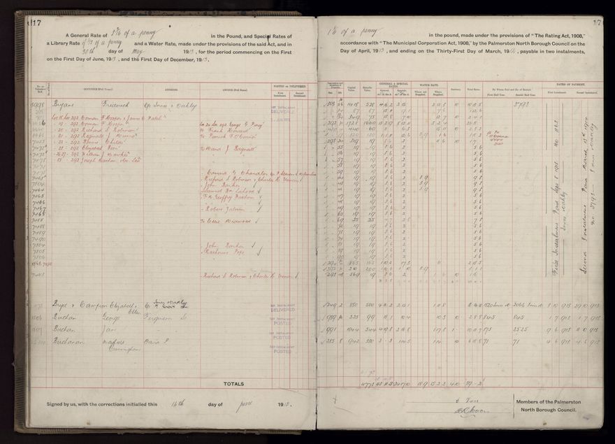 Rate book, 1913-1914 - 2021Pa_PNCC2-23-2-V21_034002-0020