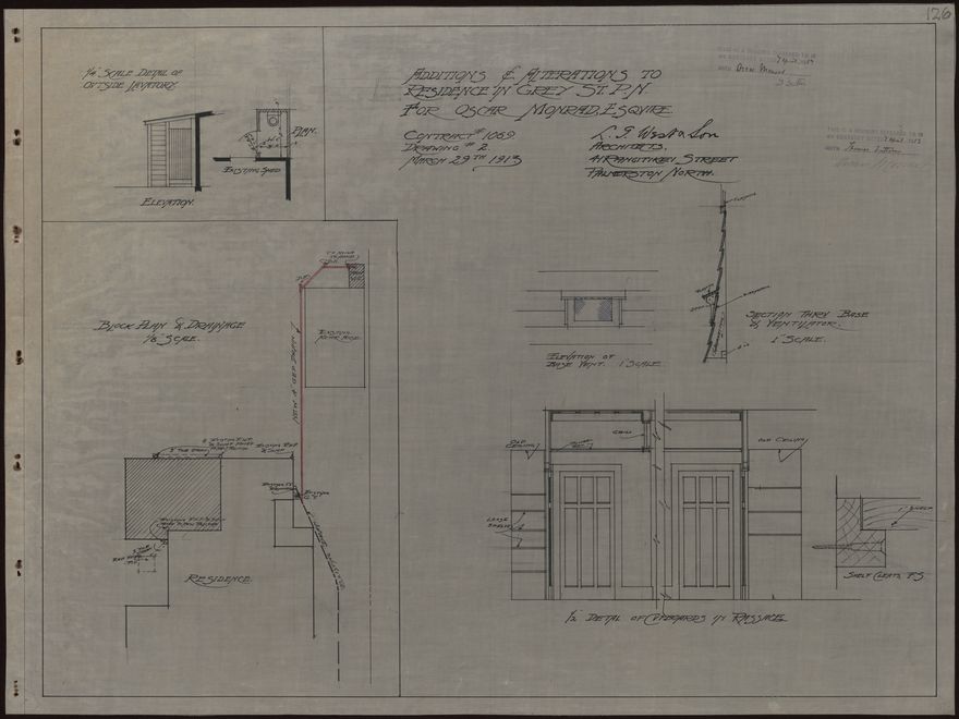 2021Pa_LGWest-S4-125_035156_002 - Plans for Additions and Alterations to Residence, Grey Street