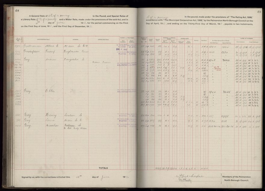 Rate book, 1912-1913 - 2021Pa_PNC2-23-2-V20_034001-0051
