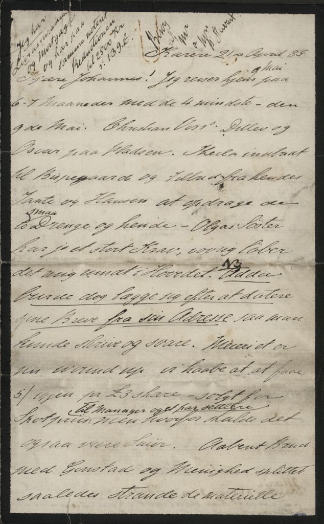 Letter from Viggo Monrad