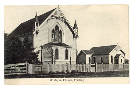 Postcard - Wesleyan Church, Feilding - Resource cover image