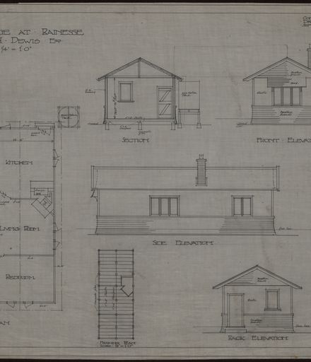 Plan for a Cottage at Bainesse