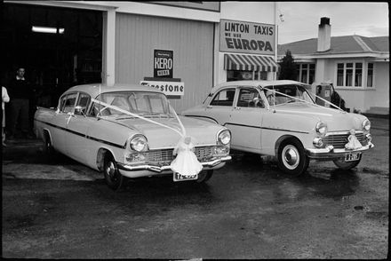 Wedding Cars at Garage