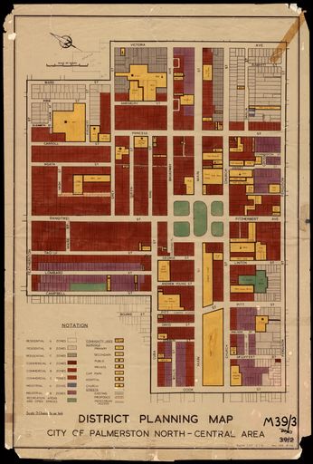 District Planning Map - City of Palmerston North Central Area