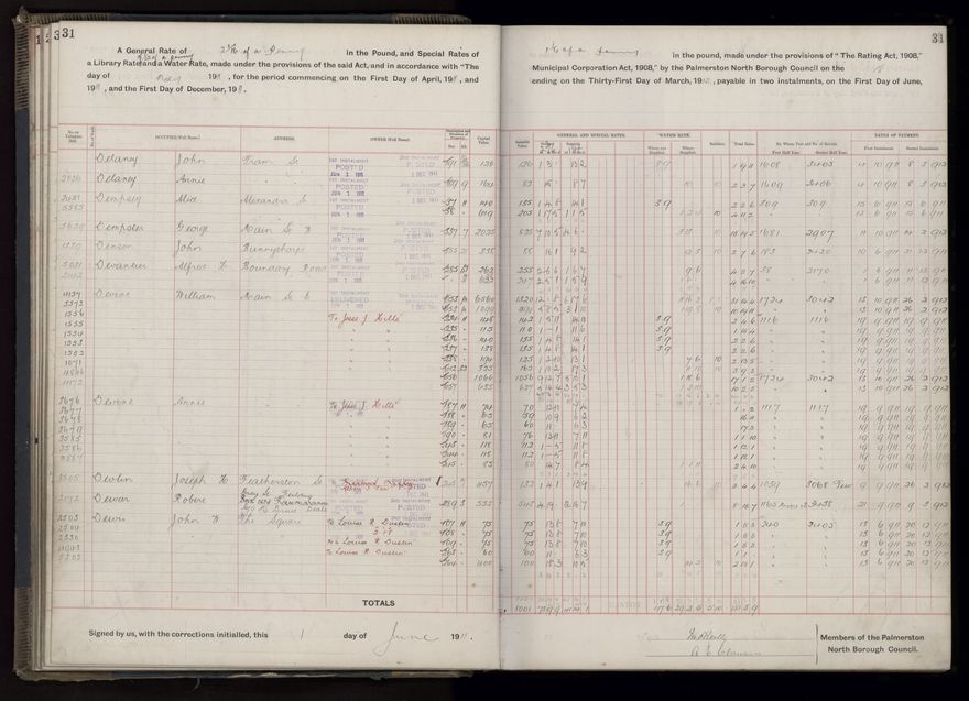 Rate book, 1911-1912 - 2021Pa_PNCC2-23-2-V19_034000-0034