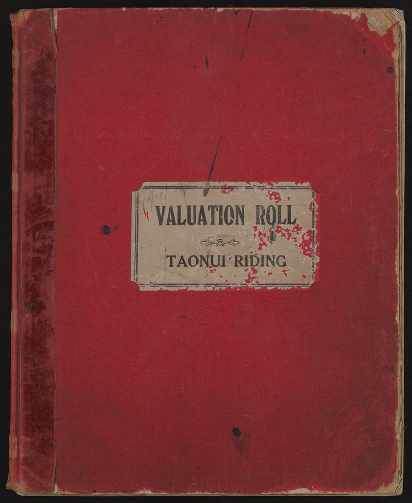 Valuation Roll, Taonui Riding