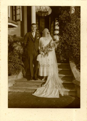 Wedding of Alan George Heriot Buchanan of Kairanga to Beryl Ellaline Thornley of Palmerston North - Resource cover image