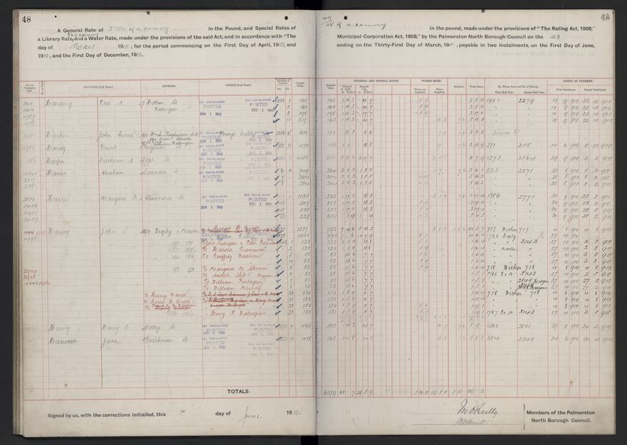 Rate book, 1910-1911 - 2021Pa_PNCC2-23-2-V18_033999-0051