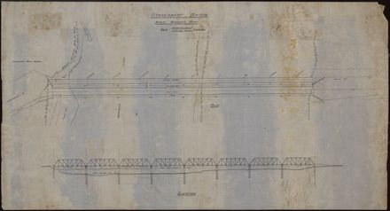 Fitzherbert Bridge - Plans of Existing (1st) Bridge and Proposed (2nd) Bridge