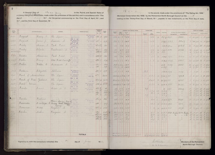 Rate book, 1911-1912 - 2021Pa_PNCC2-23-2-V19_034000-0010