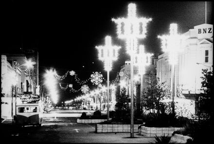 Christmas lights on Rangitikei Street