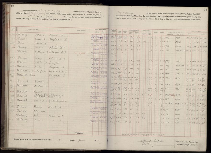 Rate book, 1912-1913 - 2021Pa_PNC2-23-2-V20_034001-0034