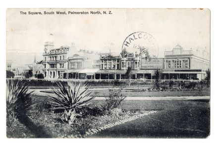 Postcard - The Square, South West, Palmerston North - Resource cover image