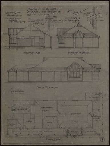 2021Pa_LGWest-S4-107_035152_001 - Plans for accommodation at Moutoa Flaxmill