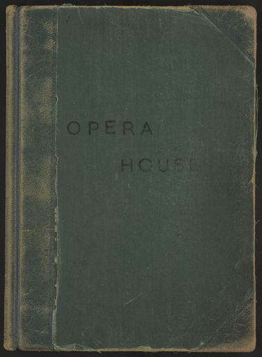 Municipal Opera House and Coronation Hall, Register of Bookings - Resource cover image