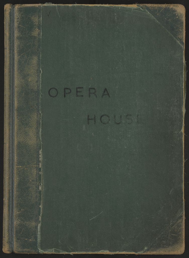 Municipal Opera House and Coronation Hall, Register of Bookings