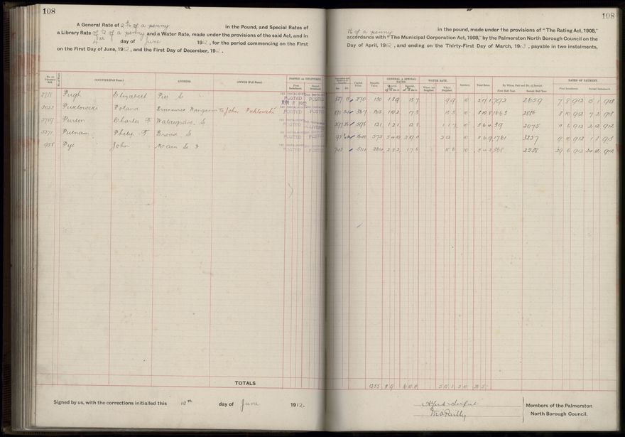 Rate book, 1912-1913 - 2021Pa_PNC2-23-2-V20_034001-0111