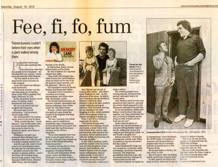 Memory Lane - "Fee, fi, fo, fum"