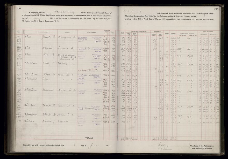 Rate book, 1911-1912 - 2021Pa_PNCC2-23-2-V19_034000-0138