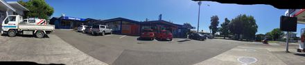 Awapuni Library and Awapuni Pharmacy
