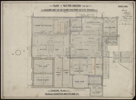 Plans for a Butter Factory, Tākaka