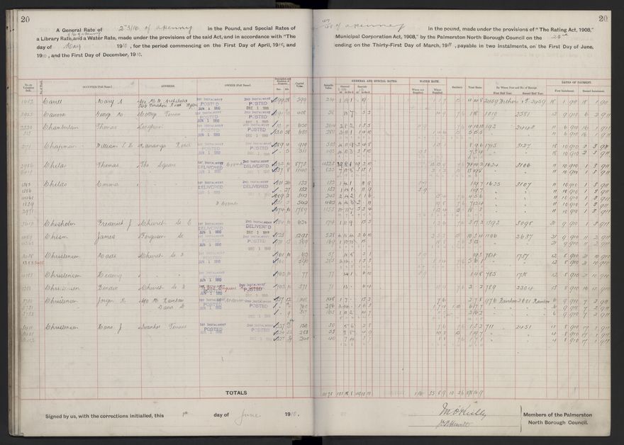 Rate book, 1910-1911 - 2021Pa_PNCC2-23-2-V18_033999-0023