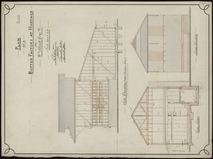 Plans for a Butter Factory at Hastings