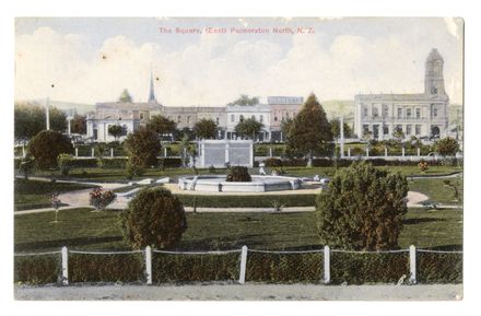 Postcard - The Square, East, Palmerston North - Resource cover image