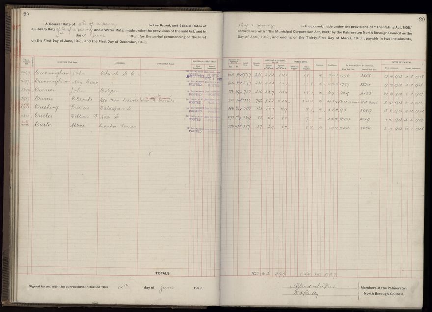 Rate book, 1912-1913 - 2021Pa_PNC2-23-2-V20_034001-0032