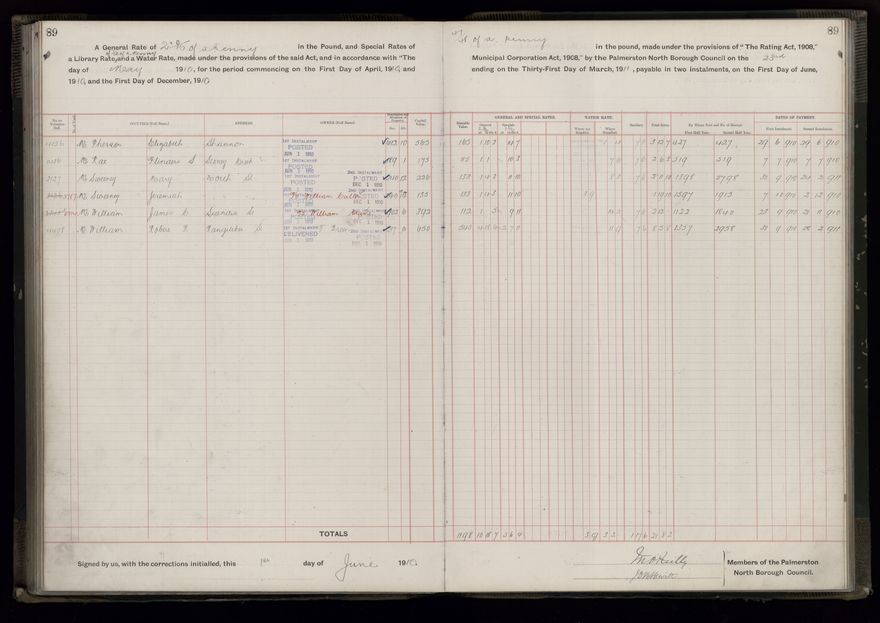 Rate book, 1910-1911 - 2021Pa_PNCC2-23-2-V18_033999-0092