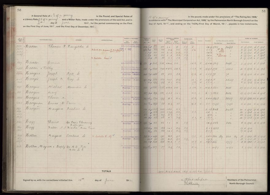 Rate book, 1912-1913 - 2021Pa_PNC2-23-2-V20_034001-0059