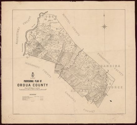 Provisional Map of Oroua County