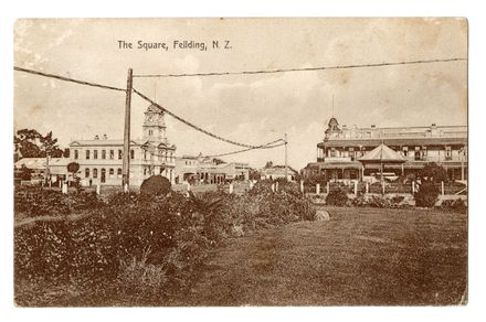 Postcard - The Square, Feilding - Resource cover image