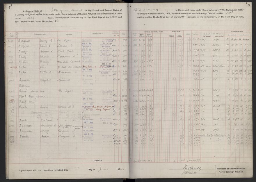 Rate book, 1910-1911 - 2021Pa_PNCC2-23-2-V18_033999-0010