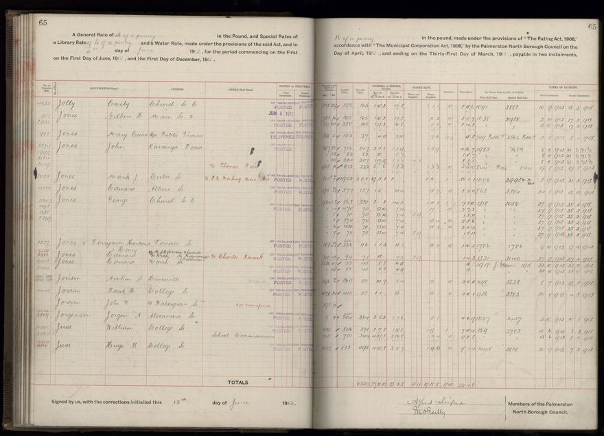 Rate book, 1912-1913 - 2021Pa_PNC2-23-2-V20_034001-0068