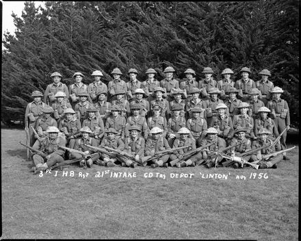 3rd Platoon, 1st Hawke's Bay Regiment, 21st Intake, Central District Training Depot, Linton - Resource cover image