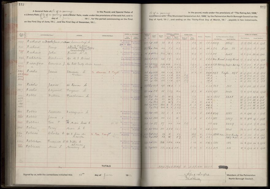 Rate book, 1912-1913 - 2021Pa_PNC2-23-2-V20_034001-0115