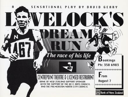 Lovelock's Dream Run - Centrepoint Theatre - Resource cover image