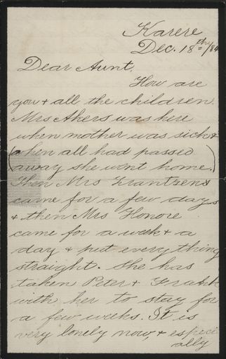 Ditlev Monrad letter - Resource cover image