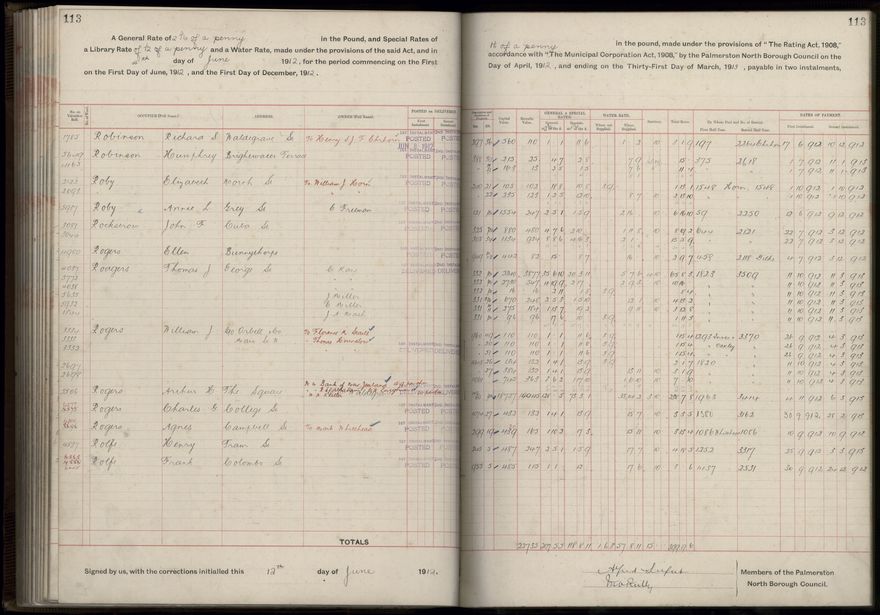 Rate book, 1912-1913 - 2021Pa_PNC2-23-2-V20_034001-0116